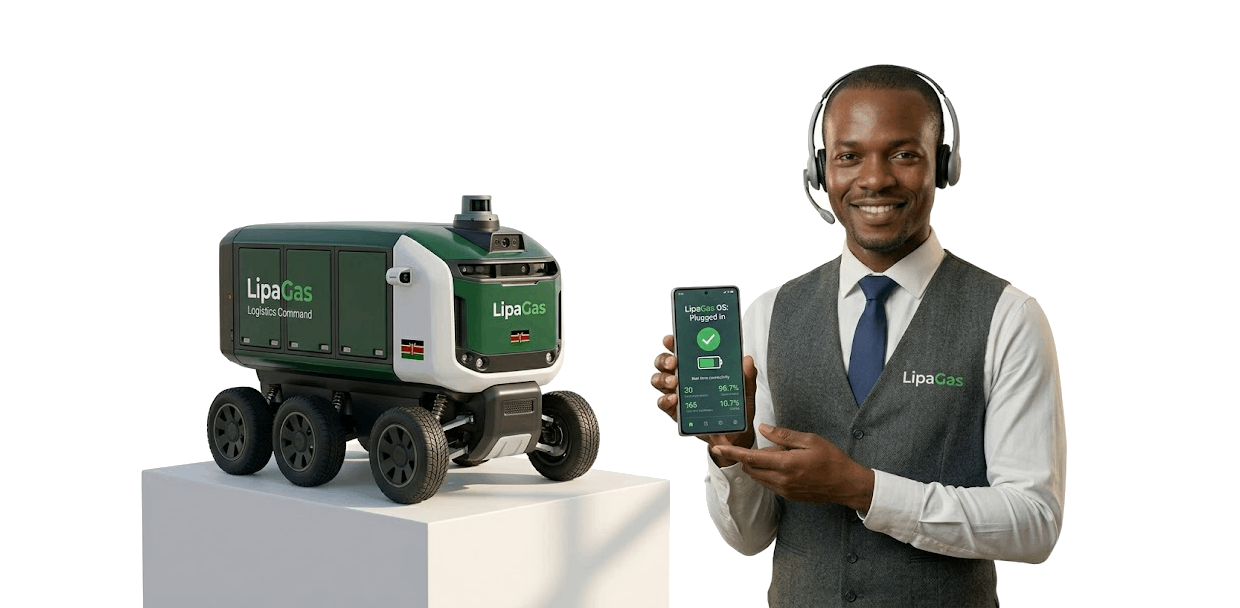 The full Lipagas logistics ecosystem across desktop and mobile.